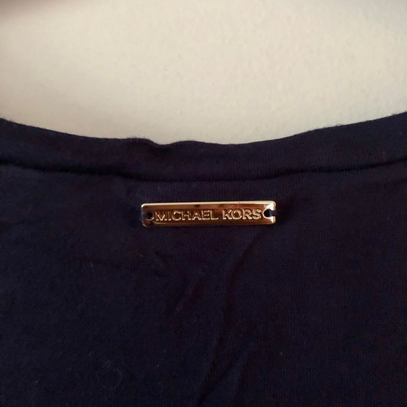 Navy blue tunic style top - Picture 4 of 4